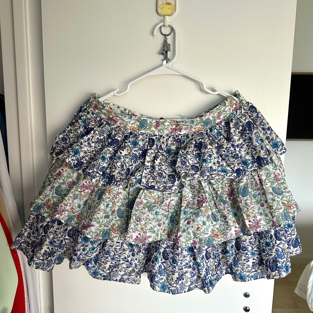 LoveShackFancy Mateo Ruffle Skirt